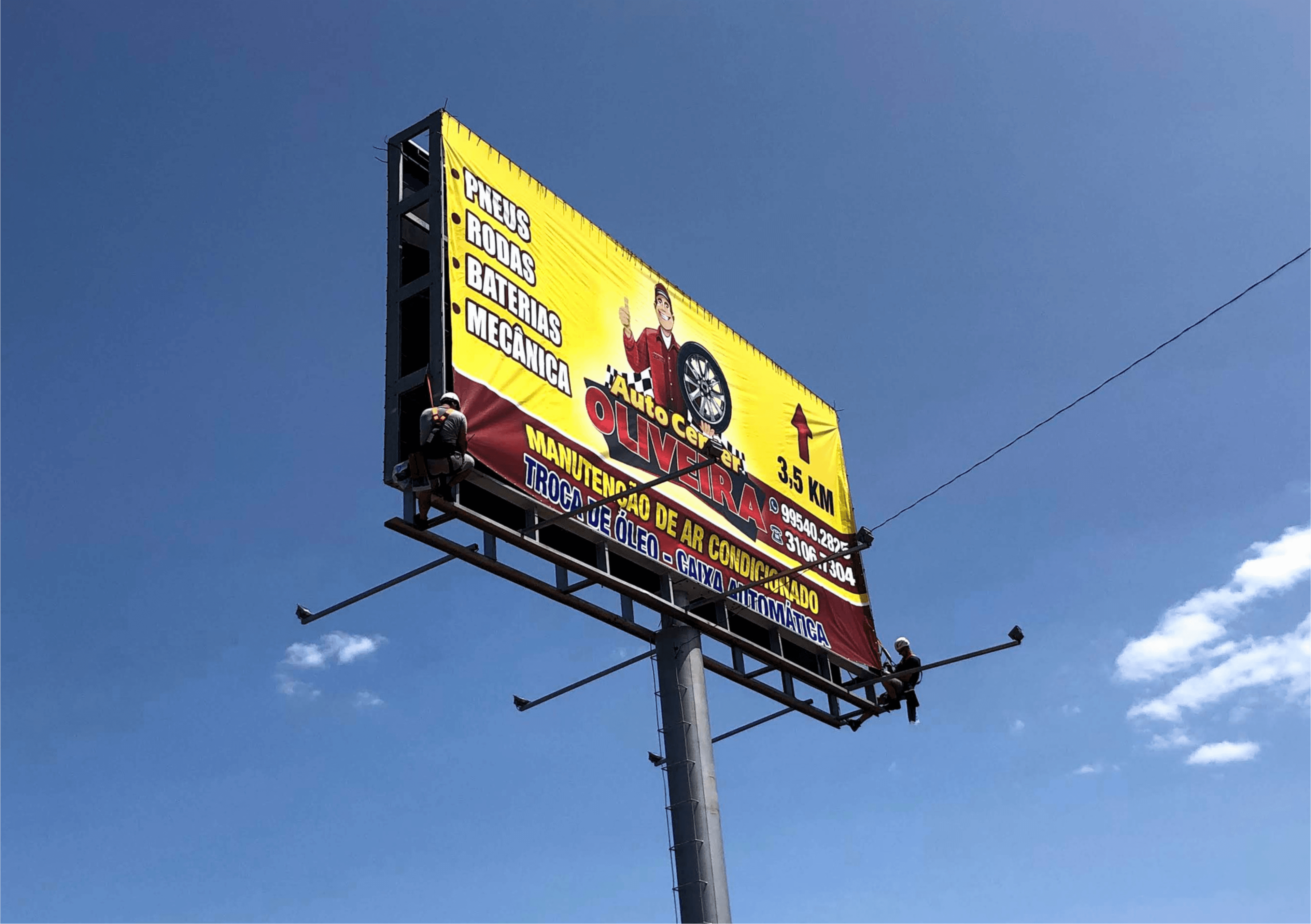 Instalação em altura — Outdoor