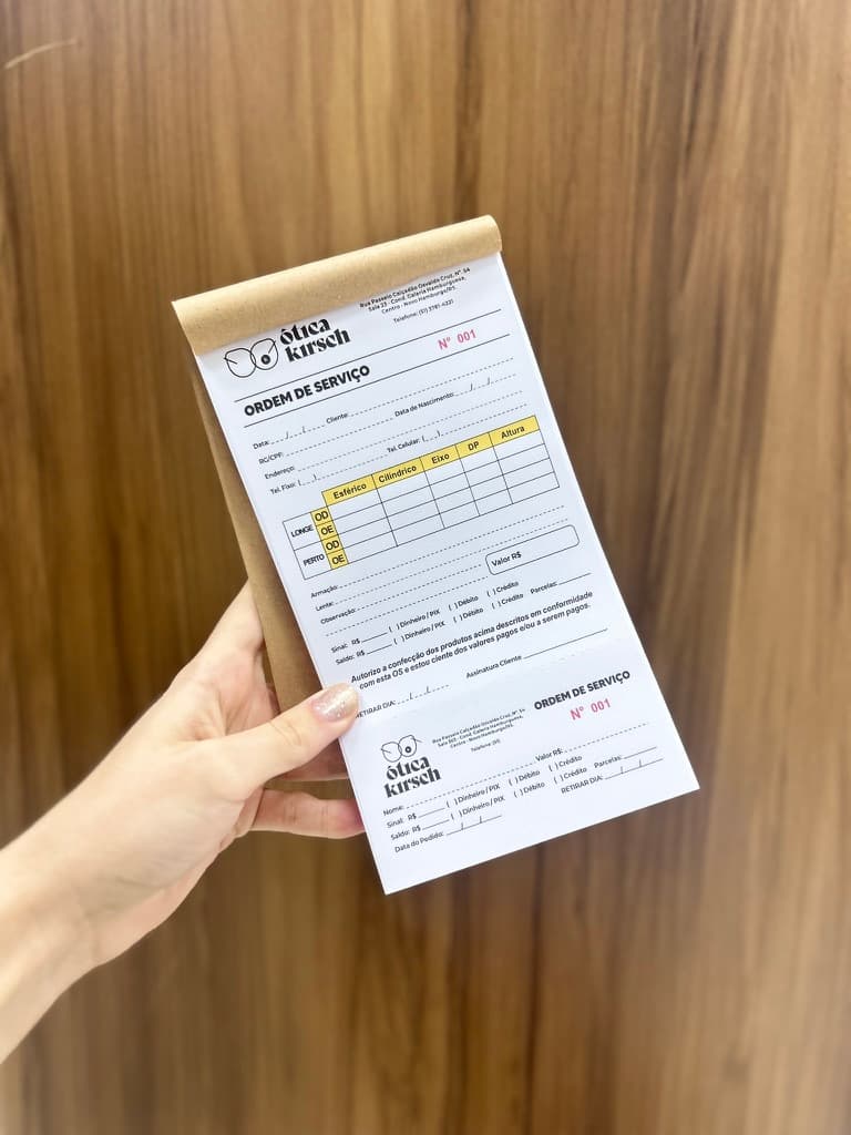 Bloco com numeração