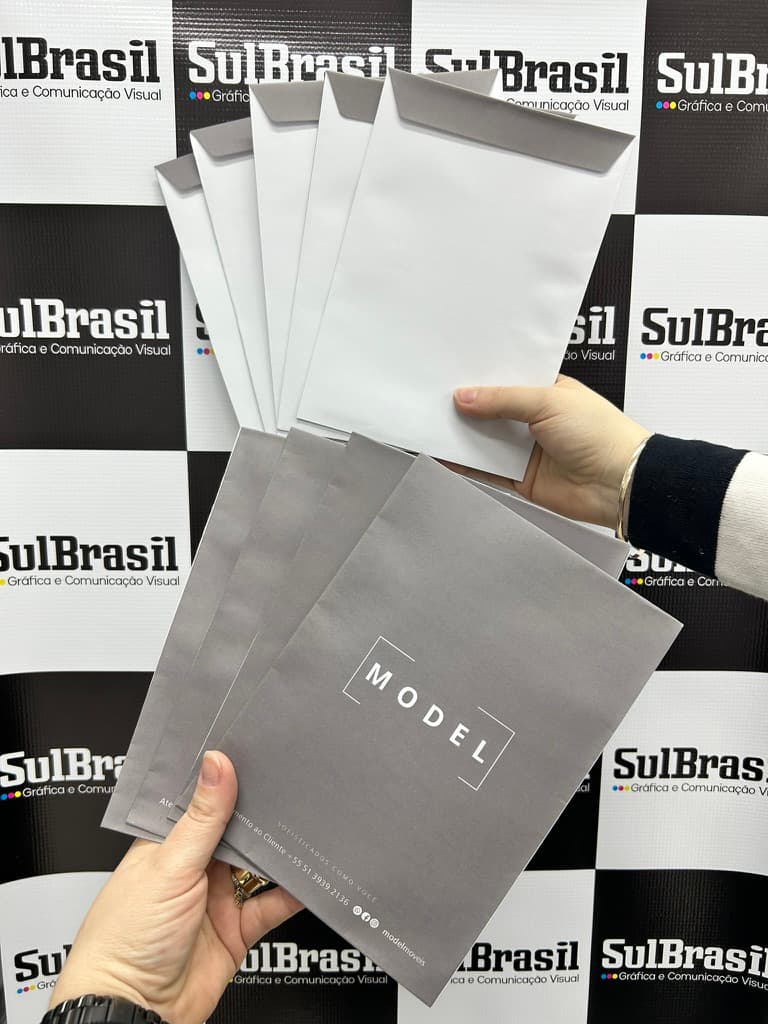 Envelopes tamanho a5