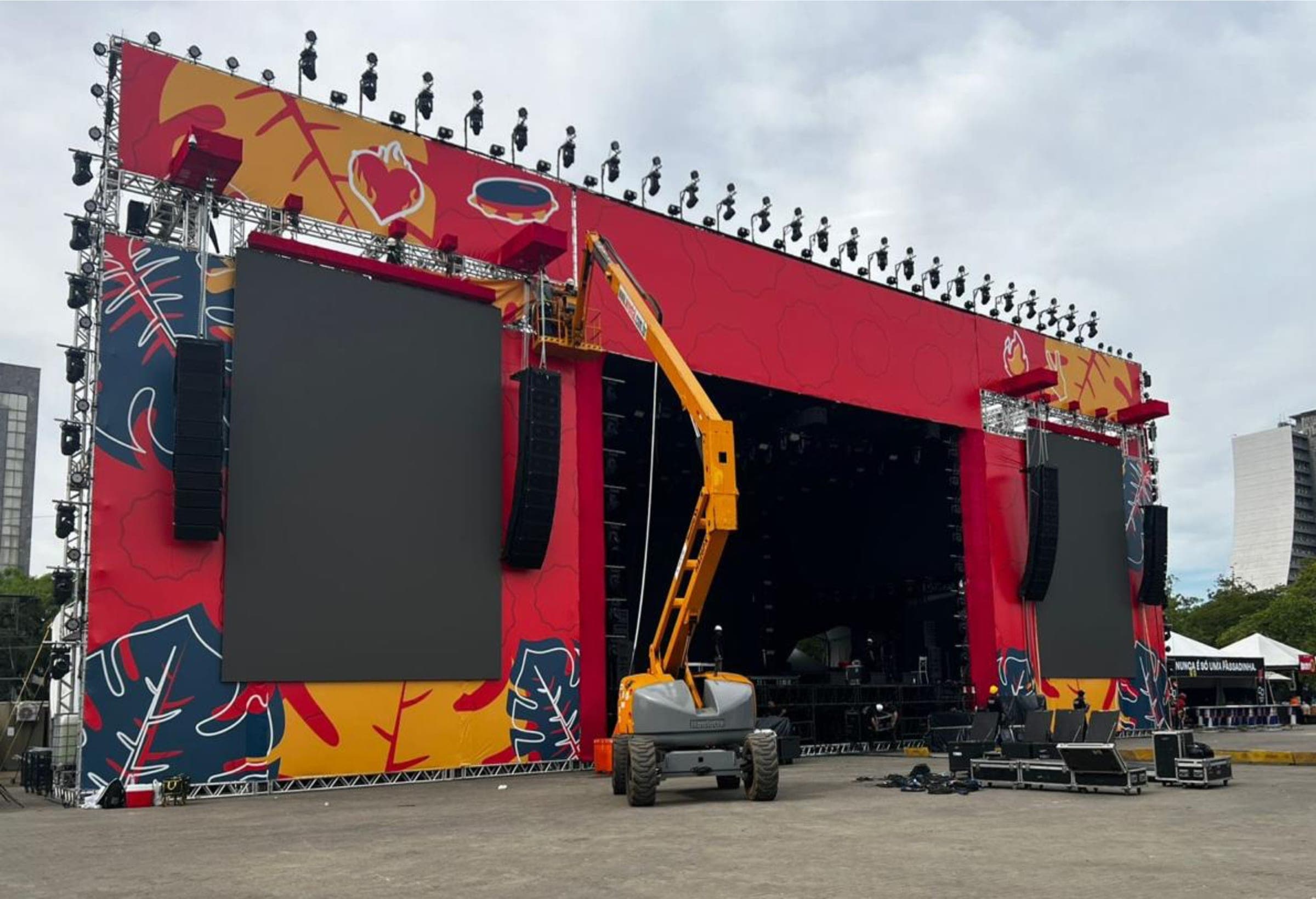 Palco Feijoada com Samba — Projetos Especiais, projeto da SulBrasil